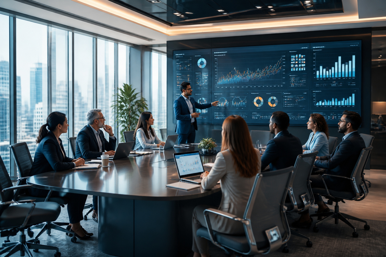 Reunion strategique sur donnees complexes