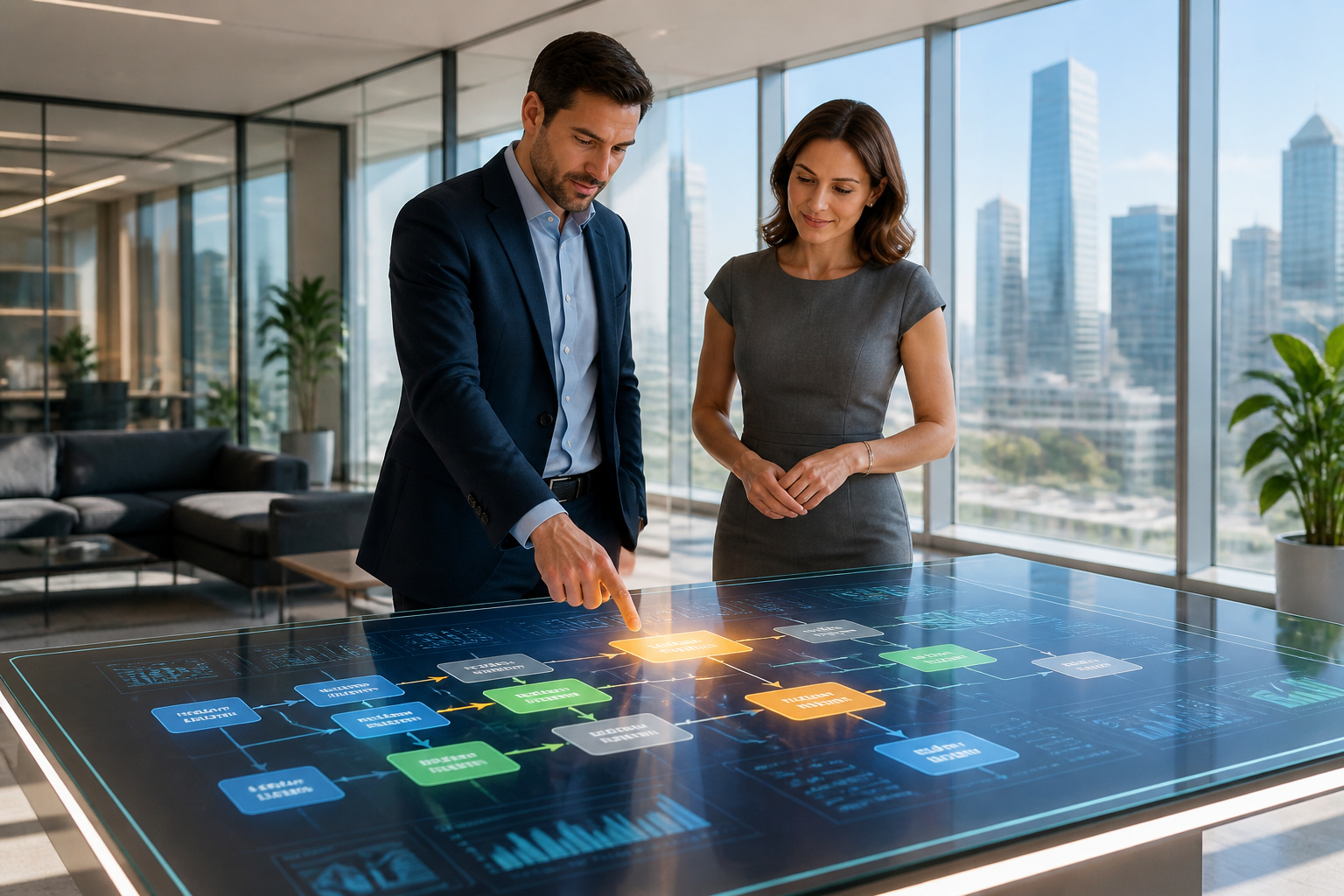 Collaboration sur un diagramme doptimisation