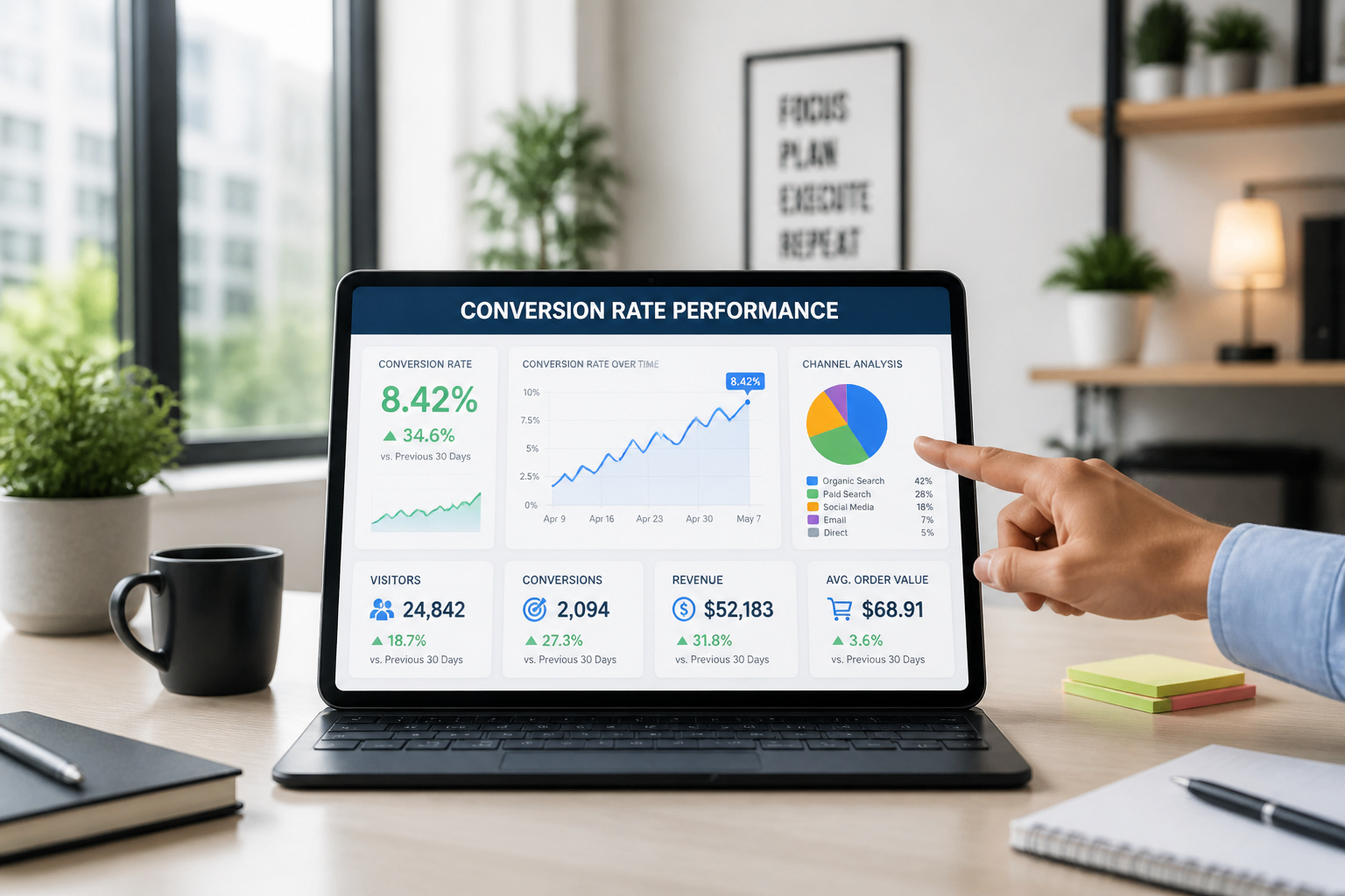 Analyse de performance des taux de conversion