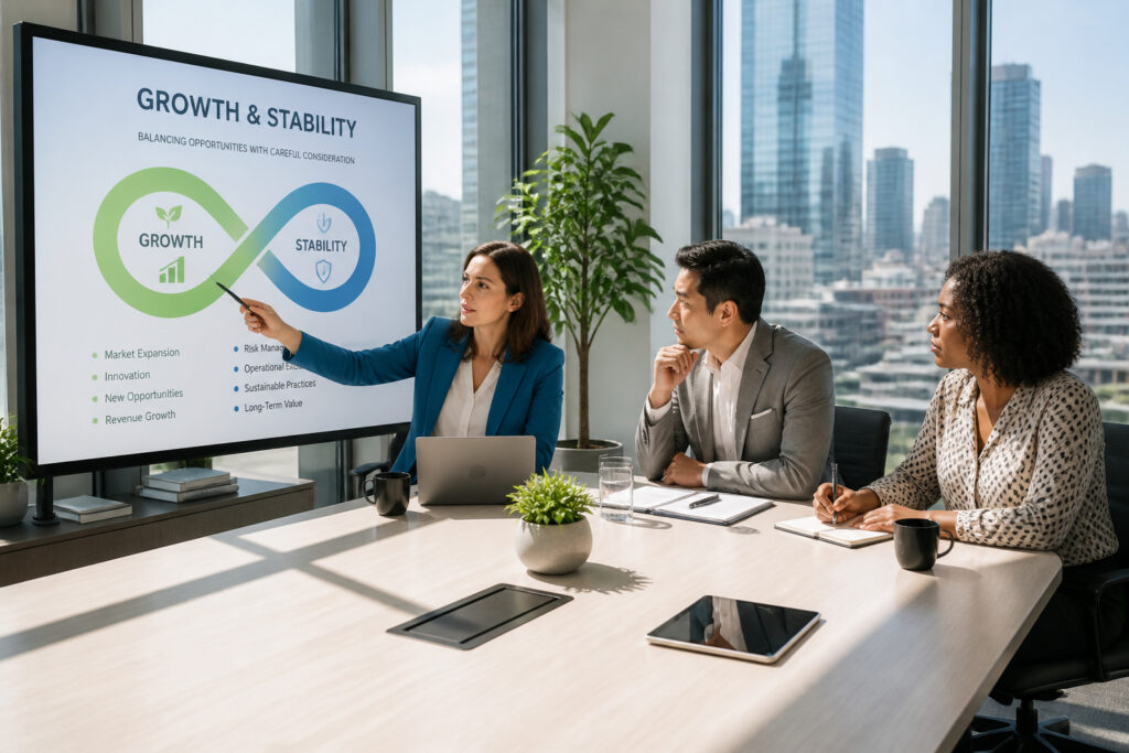 Collaboration sur la croissance et la stabilite