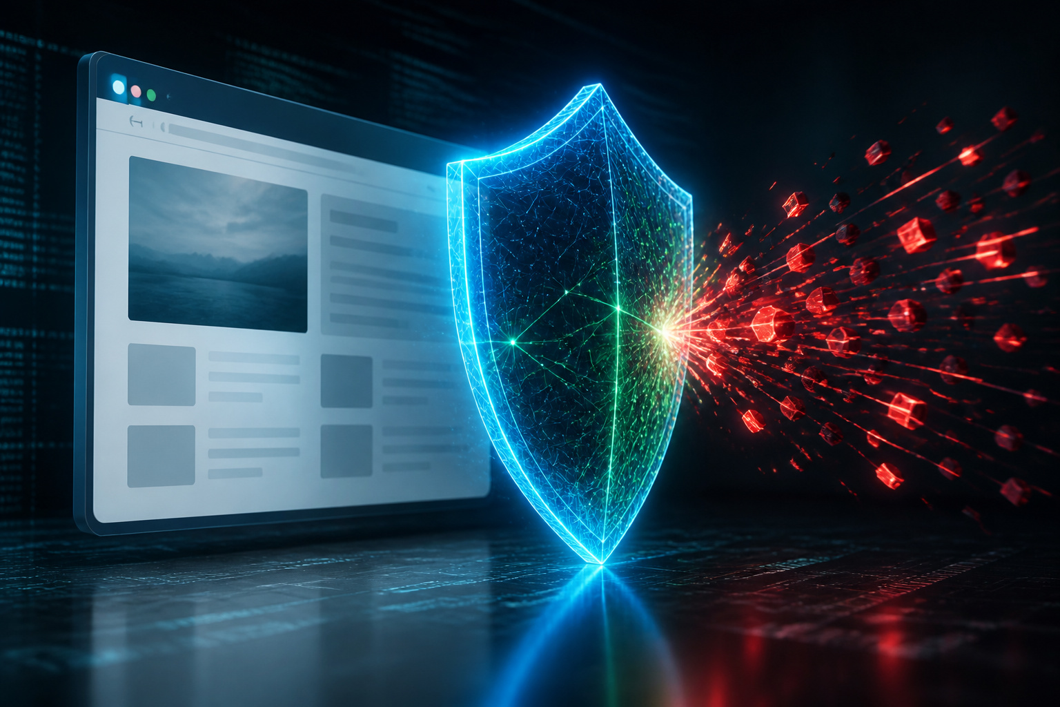 Bouclier numerique protegeant contre les cyberattaques